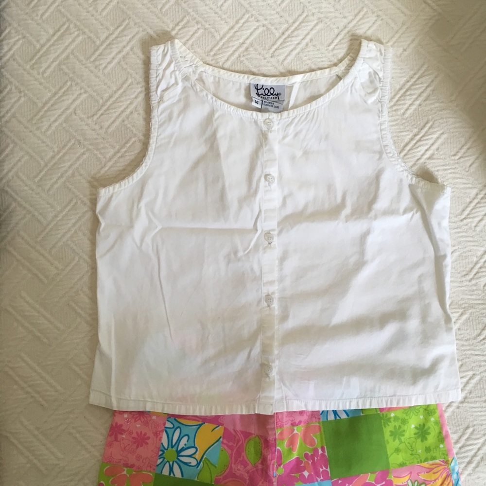 Vintage Girl’s Lilly Pulitzer Cropped Top